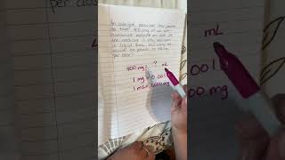 HESI A2 Math | Conversions & Word Problems #hesia2 #prenursing #prenursingstudent #hesiexam