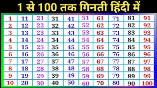 1 se 100 Tak ginti || 1 to 100 counting in English || 1 से 100 तक गिनती #counting #ginti