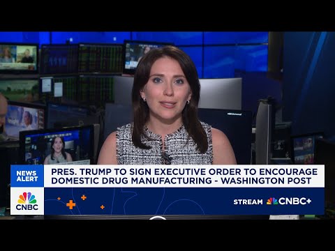 President Trump to sign executive order to encourage domestic drug manufacturing, reports say