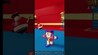CUTE POMNI KILLED (NEW UPDATE) PIRATE BARRY VS NEW BARRY'S PRISON RUN (OBBY) #shorts #roblox