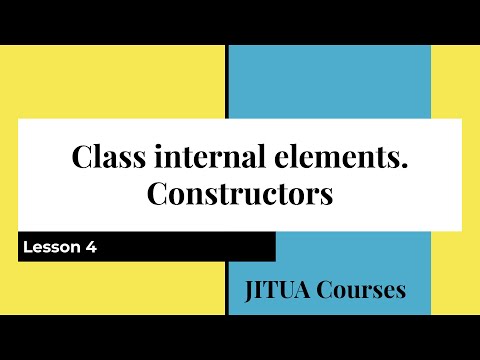 .NET Developer Basics. Lesson 4. Class internal elements. Constructors.