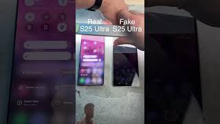 Fake Galaxy S25 Ultra vs Real – Brightness Test! Can You Spot the Difference? #GalaxyS25 #TechTest