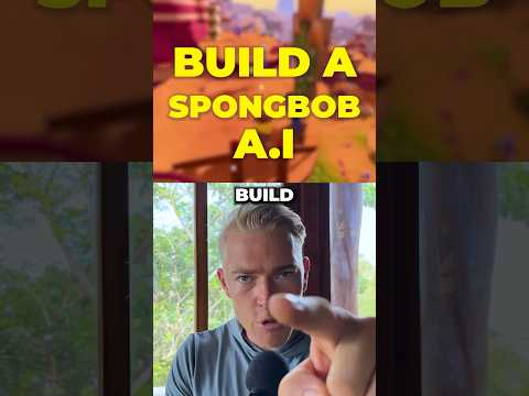 How SPONGEBOB AI was made (EASY MODE) 🤯🧽 #shorts #spongebob #ai