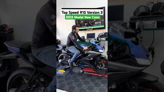 R15 V3 2025 Model Top Speed #motorcycle #motovlog #r15 #r15v3 #r15v3bs6 #indianbikes #yamahar15 #top