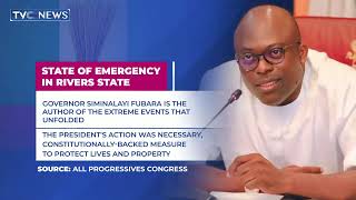 Governor Siminalayi Fubara Is The Author Of The Extreme Events That Unfolded - APC