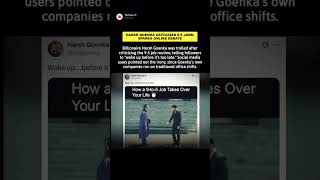 Harsh Goenka Criticizes 9-5 Jobs: "Wake Up Before It's Too Late!" Sparks Online Debate