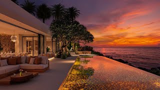 Coastal Sunset with Gentle Jazz – Inner Peace through Soothing Jazz Melodies and Ocean Waves