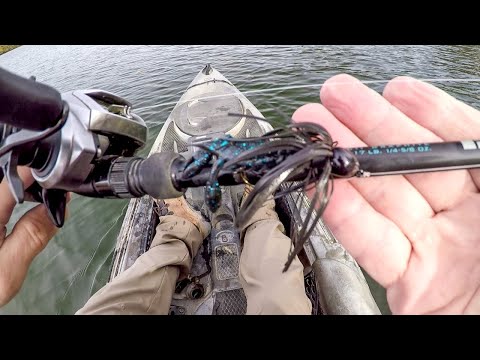 Jig Fishing BIG Fall Smallies!