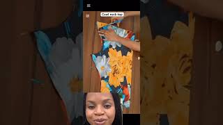 Cowl neck top diy. Subscribe #youtubeshorts #fashiondesignersinlagos #sewing #sewingtutorial #diy