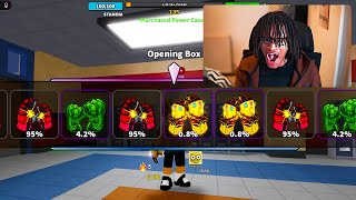 I Got the NEW 0.8% WEAPON in Roblox Fight In A School