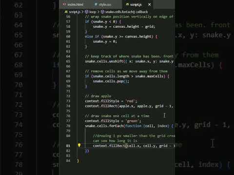 Snake Game JavaScript | Snake Game Using Html CSS and JavaScript #javascriptdev #webdevelopment