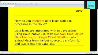 What is DL, integrate data lakes with ETL PROCESS, data lakes, data lake house