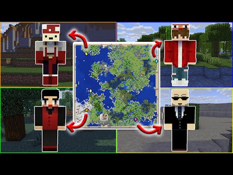 全員リス地が違う世界で1時間以内に集合せよ【マイクラ】