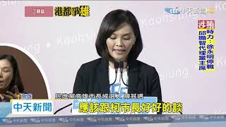 20200801中天新聞　高市長政見會　李眉蓁、吳益政狂轟統籌分配款
