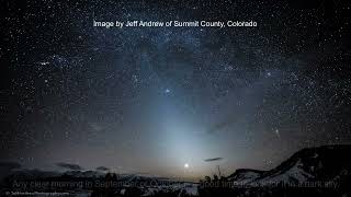 Zodiacal Light   False Dawn   in Autumn