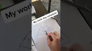 My work day schedule