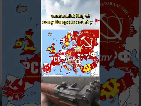 communist flag of every European country🤯🚩