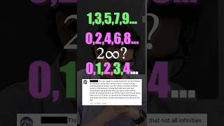 Are there more integers than even numbers?