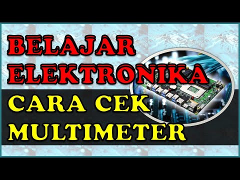 CARA CEK MULTIMETER DIGITAL