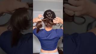 OMG 😱 Viral Hairstyle Hack #viralhairstyles#koreanhairstylehack#shorts#ytshorts#bunhacks#viralhacks