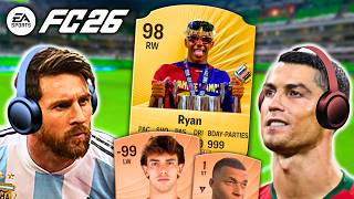 Messi & Ronaldo predict FC 26 PLAYER RATINGS with Yamal & Mbappé!