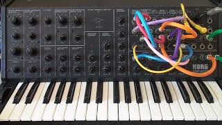Korg MS-20 white loop #korgms20
