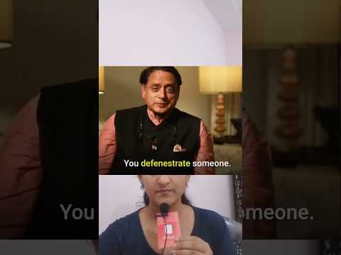 Learn With Shashi Tharoor| #shashitharoor #learnenglish #englishvocabulary #shorts #english