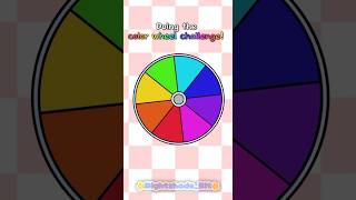 Color wheel challenge! #colorwheel #artchallenge #shorts