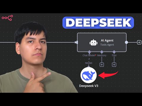 How to use Deepseek AI inside N8N (with AI Agent)