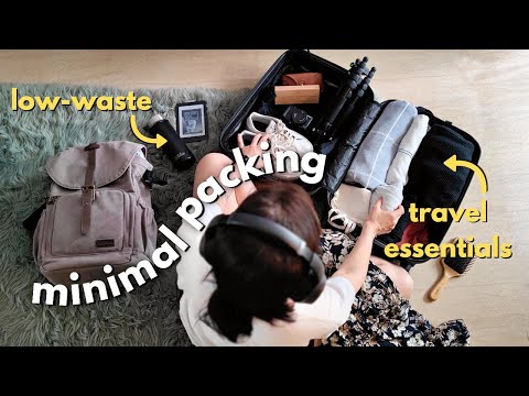 How I pack as a low-waste minimalist (packing list & essentials)