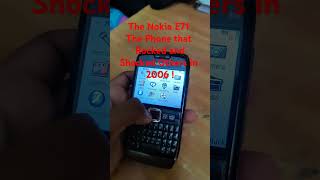 The Nokia E71 , One of the Nokia Business (E) Series Phones ! It had a Sleek Metal Design! #nokia