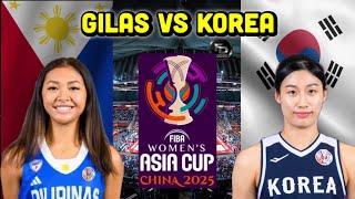 Gilas Pilipinas Women vs South Korea| 2025 FIBA Asia Cup