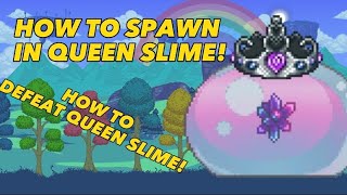 HOW TO DEFEAT QUEEN SLIME! | Terraria 1.4.5 (2023) Complete Tutorial