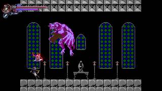 血咒之城 Bloodstained new game nightmare boss戰 8bit霸主無傷攻略