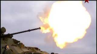 BTR-80A 30mm gun in slow motion