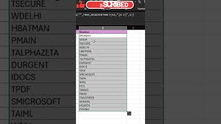 Extract Capital Letters in Excel using REGEX & LET! 🔠 #Shorts