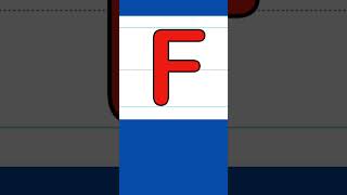 How to write "F"#kidslearning #kideducation #abcd #alphabet #learning #education #kidsactivities