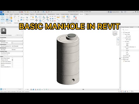 Basic Manhole Family in Revit