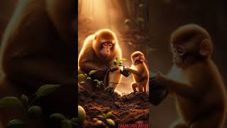 "Monkey & Baby Bond - Fun Jungle Adventure"🐒😢#MonkeyLove #JungleFun #AdorableMoments#ai #aishorts