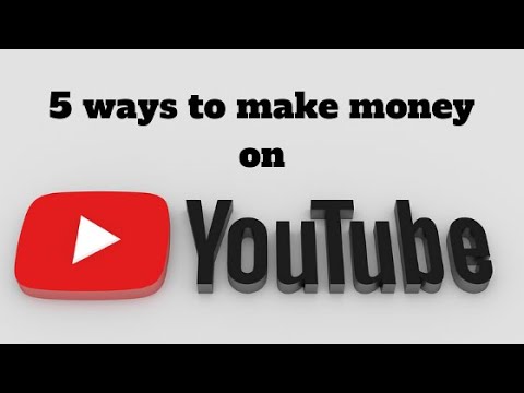 5 ways to make money on YouTube || Explained in 5 minutes