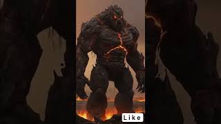 The Giant Returns Victorious from the Flames Epic Cinematic Moment#shorts#shortvideo #short #monster