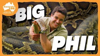 A perfect python...with a genius name 🐍😆 | Australia Zoo Life