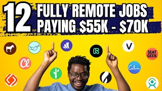 12 REMOTE JOBS PAYING 55K - 70K PER YEAR ($25 - $35 PER HOUR) NO DEGREE NEEDED - ENTRY LEVEL CAREERS