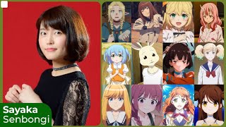 Sayaka Senbongi [千本木彩花] Top Same Voice Characters Roles