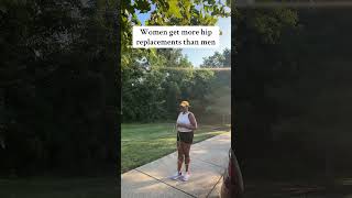 Women get more hip replacements than men do #hiphealth #womenshealth #jumpropeworkout