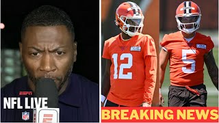 NFL LIVE | "Shedeur over Gabriel" - Ryan Clark thinks Shedeur Sanders should start Week 1 for Browns