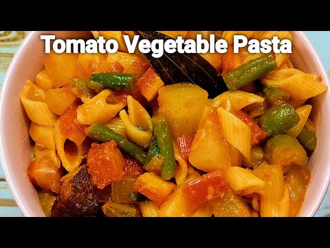 🍅 Tomato Vegetable Pasta 🍝 Recipe in Tamil/Lachu's samayal