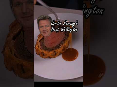 Beef Wellington recipe by Chef Gordon Ramsay #fyp #food #beef #gordonramsay #fypシ゚viral #ronaldo