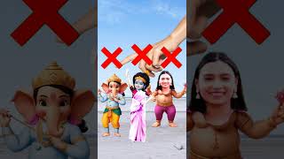Jay Ganesha Deva Lord krishna wrong head challenge vfx Bhakti video#ashortaday#short #vfx 🥰🤯🚩🙏💕🕉 25