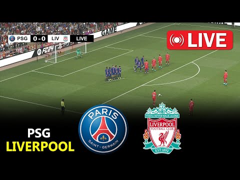 Paris Sainte-Germain vs Liverpool | Champions League 2024/25 | eFootball pes 21 gameplay